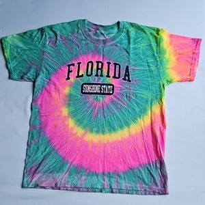 Florida Sunshine State Tie-Dye T-Shirt